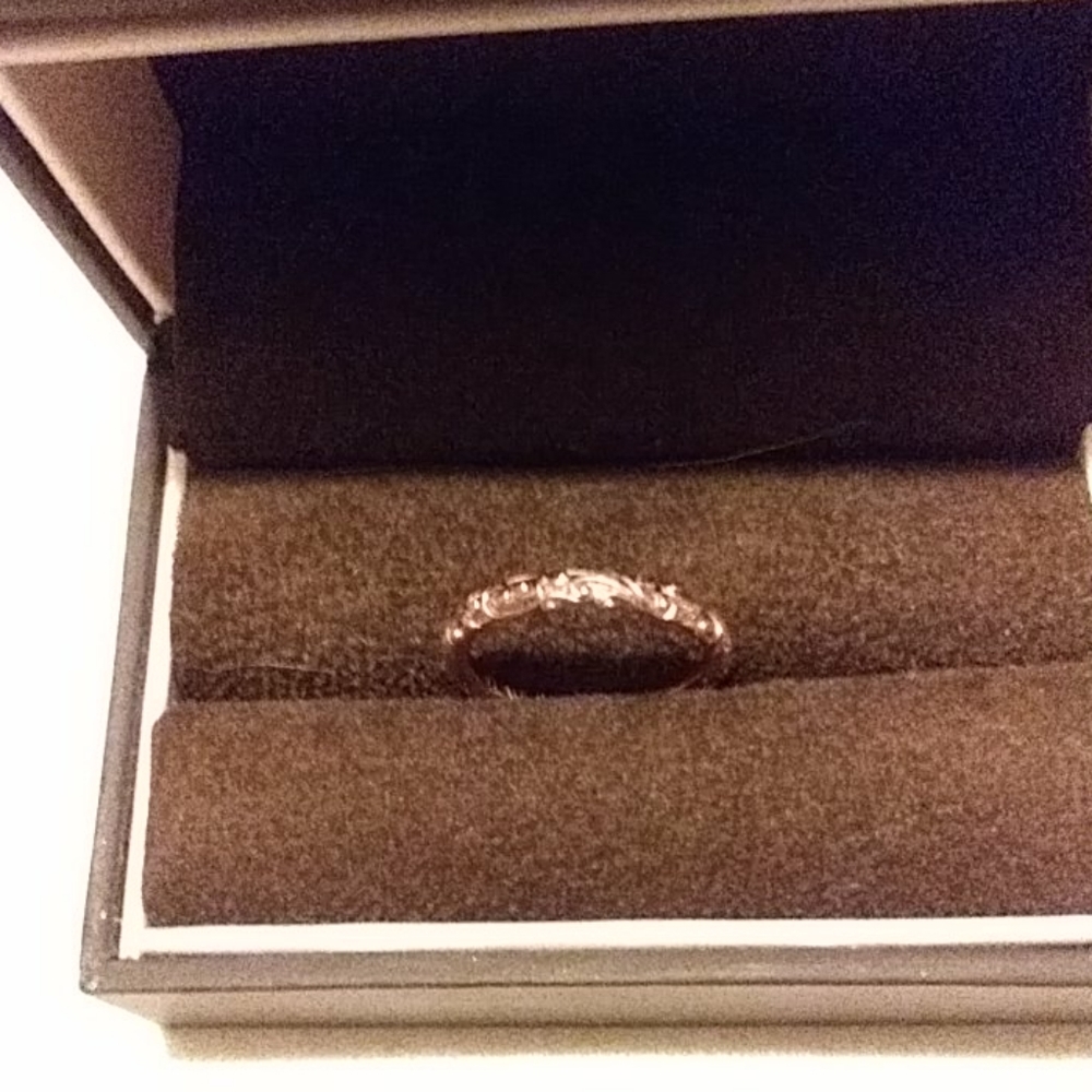 Euc. PANDORA rose gold ring from jareds